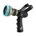 Heavy Duty Metal Fireman’s Hose Nozzle 500003, 10-Pattern Hose Sprayer with Lever Control & Comfort Grip, High Flow