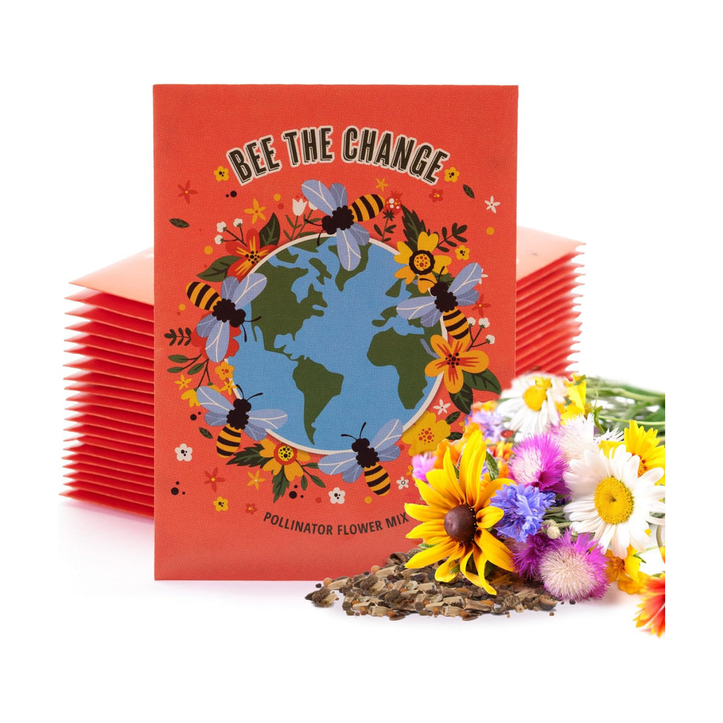 Bentley Earth Day 2025 Bee The Change - Pollinator Flower Mix Seed Packets (25 Packets)