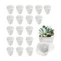 3" Self Watering Pots,20 Sets Self Watering Planter Pots for Indoor Plants with Water Level Indicator and Multiple