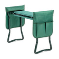 iPower Upgraded Garden Kneeler and Seat, with Sturdy Soft EVA Foam Pad, 2 Tool Pouch, Hold 330lb, Portable Foldable