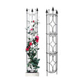 Garden Trellis 2 Pack 72'' H x 12'' W Metal Plant Trellis | Indoor/Outdoor Metal Garden Trellis Plant Trellis for