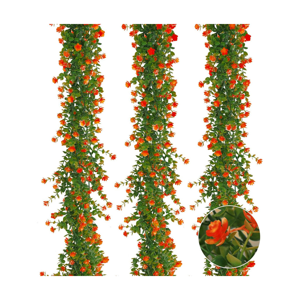RECUTMS Faux Eucalyptus Garland Plants Fake Vines, Garlands for Decorations