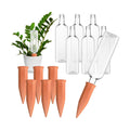 12 Pcs 34oz Plant Watering Devices Include Terracotta Self Watering Spikes with 1000ml Plastic Bottles Slow Release