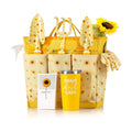 Sunflower Gardening Gifts for Women, Garden Tool Set, Heavy Duty Gardening Hand Tools with Garden Tool Bag,Yellow