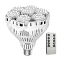 SANSI Dimmable Grow Light Bulb Full Spectrum, 40W Grow Bulb with Remote | (600 Watt Equiv) Auto On Off Timing, Energy