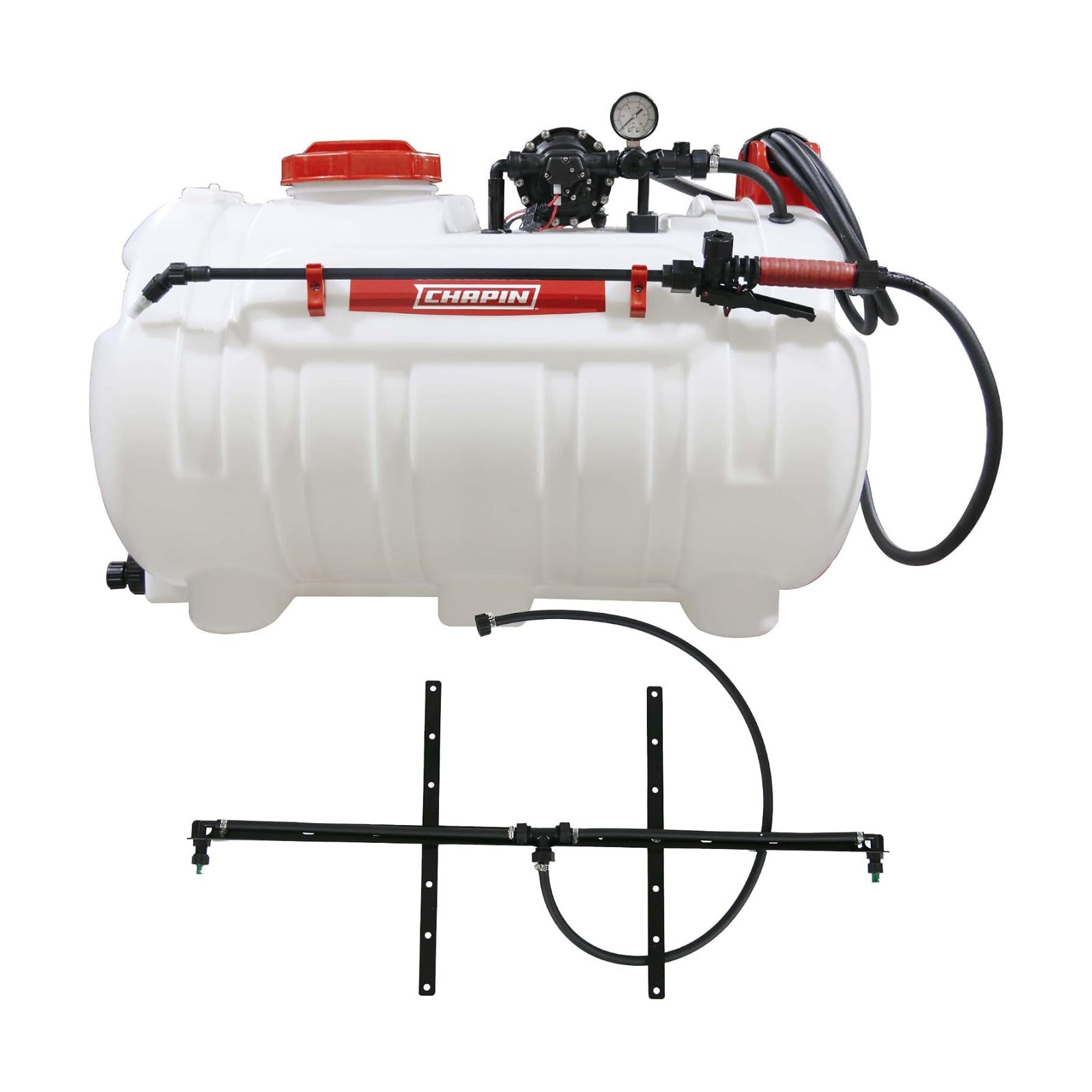 Chapin 40-Gallon 3-Point Hitch Sprayer with 2-Nozzle Boom | 2.5 GPM self-priming pump for consistent pressure and