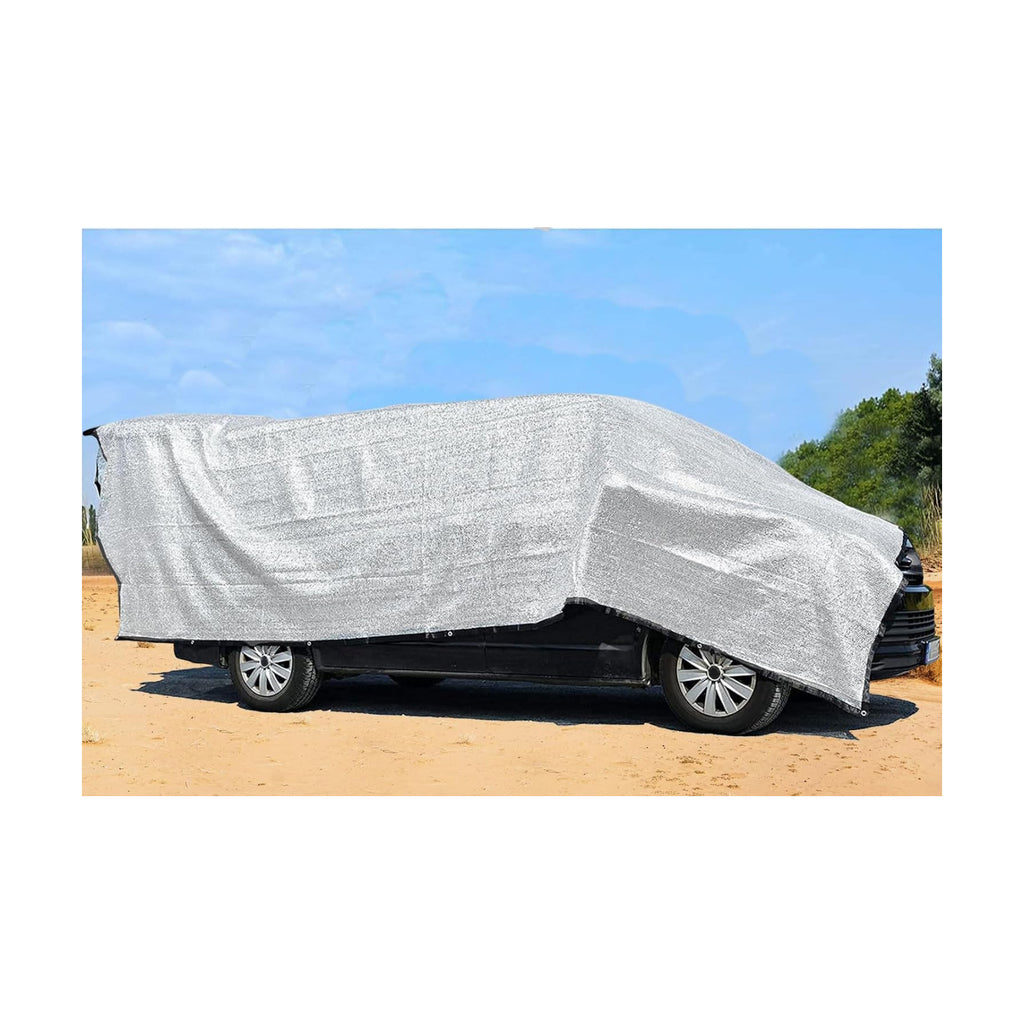 Aluminum-Shade Cloth 10x20',Reflective 80% Aluminum Shade Cloth-for Car Garden,Outdoor Pergola,Lawn.Aluminum Sunblock