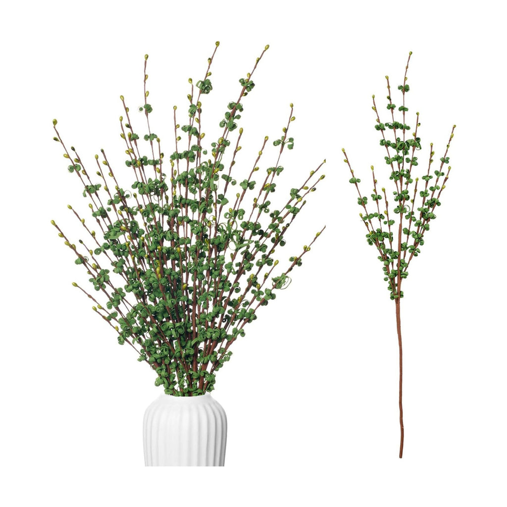 5Pcs 29.5" Green Artificial Jasmine Flowers Stem for Vase DIY Wreath Decor