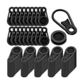 Tandefio 200 Pcs Heavy Duty Shade Cloth Clips Bulk Plastic Lock Sun Shade Clips for Garden Anti Bird Netting Fabric