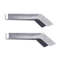 2 Pcs Seedling Transplanting Tongs, 6.7/8.7 inch Stainless Steel Gardening Remove Seedling Starters, Seedling Remove Pliers for Reducing Root Damage