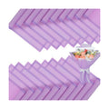 FUHITIM 20 Sheets Flower Wrapping Paper(Translucent Lilac Purple)