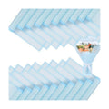 FUHITIM 20 Sheets Flower Wrapping Paper (Translucent Light Blue)
