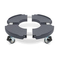 W B D WEIBIDA Round Dolly with Wheels Heavy Duty, Adjustable Pot Dolly 16-20 Inch, Large Plant Mover Indoor Outdoor