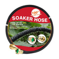 Soaker Hose 100 FT for Garden with 5/8" Diameter Irrigation Hose Save 70% of Water Solid Brass Interface Eminently