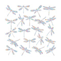 22 Pcs Dragonfly Window Clings - Anti-Collision Window Decals to Save Birds from Window Collisions,Non Adhesive Prismatic Vinyl Window Clings, Rainbow Stickers