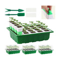 Sondiko Seed Starter Tray with Soft Silicone Cells, 80-Cell Starter Kit | Reusable Seedling Starter Trays with Humidity