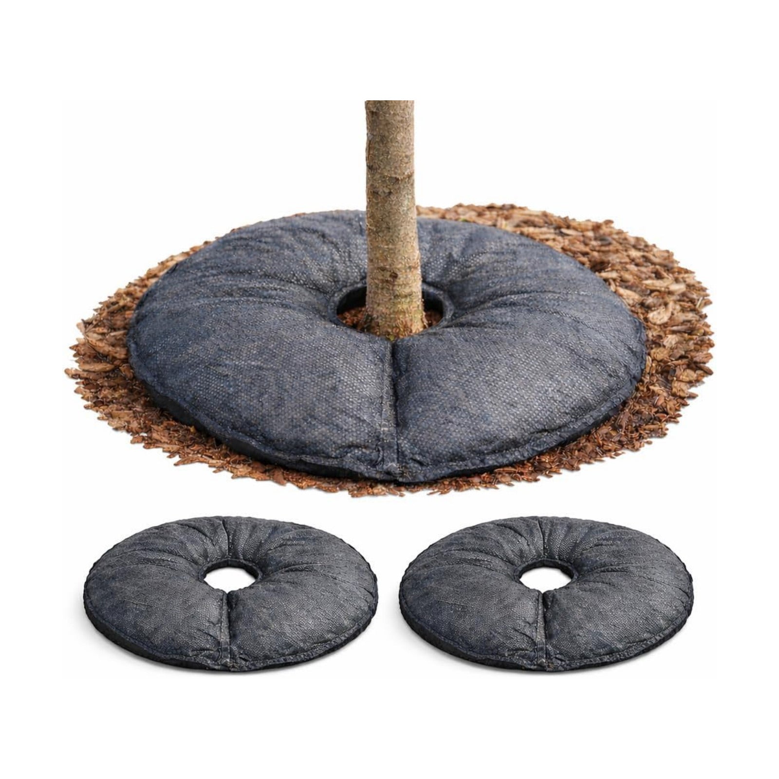 SteadySpring® 24" Smart 30+Day Tree Watering Mat - AUTO Refills with RAIN and Slow Releases As Plant Needs - for Root