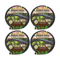 4-Pack Soaker Hose for Garden 10 Ft, Short Soaker Hoses 40 Ft, Rubber Garden Hose for Watering, Heavy Duty Drip