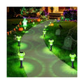 Priddop Solar Halloween Lights Outdoor Waterproof 8 Pack Halloween Decor