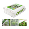 KLEWEE 10 x 50 FT Garden Mesh Netting, Ultra Fine Mesh Plant Netting Covers | Garden Netting for Raised Beds Vegetable