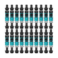Threlaco 20 Pack Garden Hose Quick Connect with Shut Off Valve,3/4" Plastic Water Hose Connector Fittings,40 Male