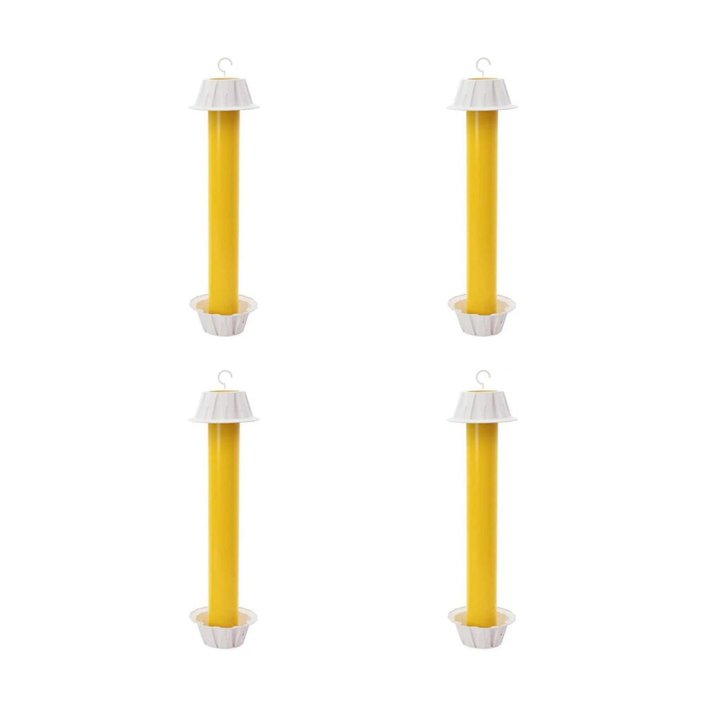Fly Stick Sticky Fly Traps for Indoors and Outdoor Wasp Traps - Effective Pest Control 4 Pack