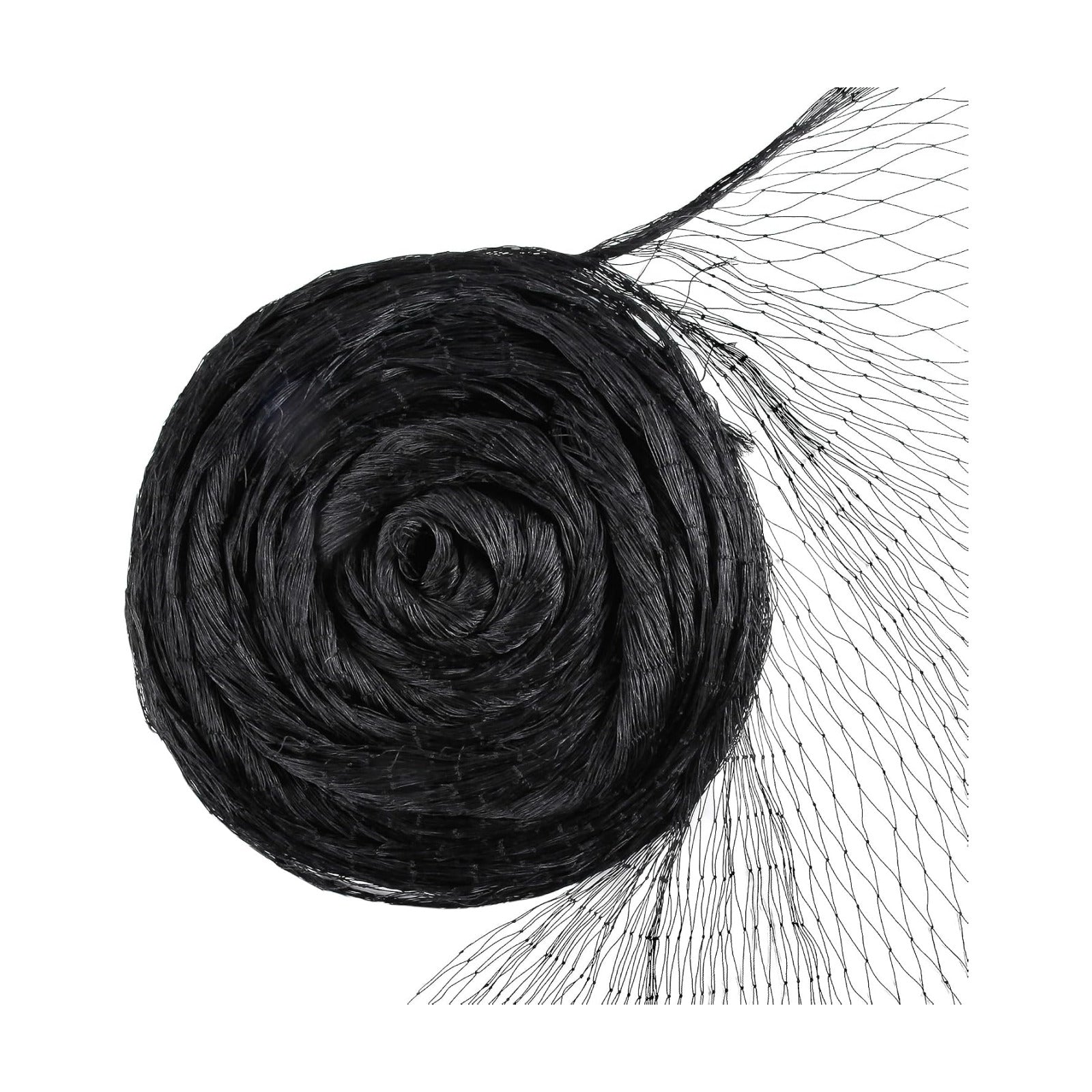 Garden Netting, 50' x 50' Heavy Duty Bird Netting Deer Fence Net, 1.6" Mesh Poultry Netting for Chicken Coop, Run &