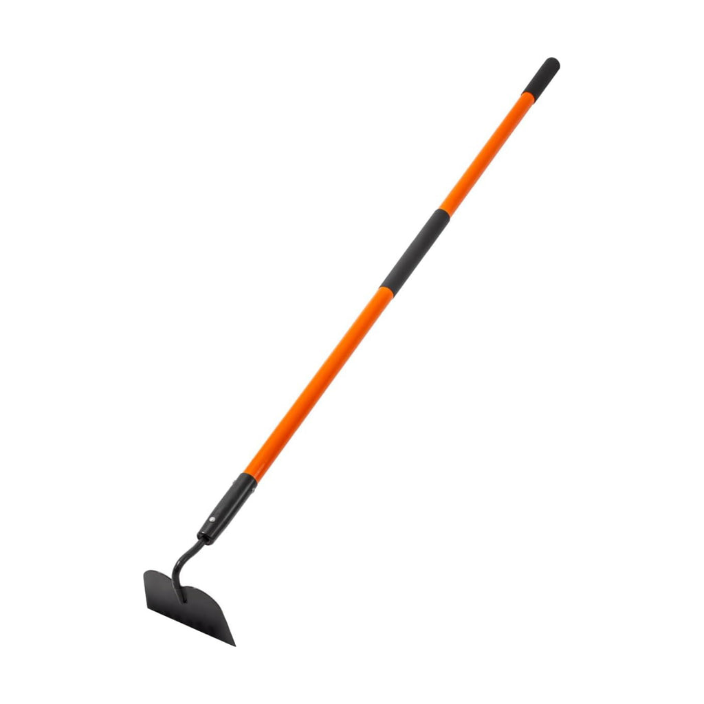 Nohovu Garden Hoe Tool, 58 Inches Hoe Garden Tool with Fiberglass Long Handle, Heavy Duty Garden Hoe for Weeding