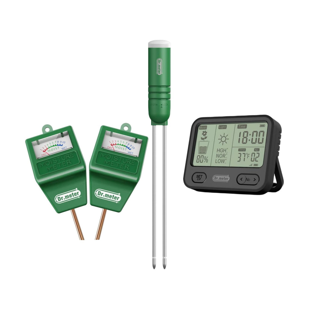 2Pack S10 + 4-in-1 LCD Display Soil Moisture Meter