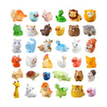 DIYDEC 40pcs Mini Resin Animal 40 Styles Tiny Resin Animals Miniature Little Small Animal Figures Bulk for Micro Fairy Garden Landscape Accessories Dollhouse Hide Crafts Decor Aquarium Toys