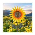 Sunflower Wind Spinner Outdoor,Garden Windmill for Yard Decor | Sunflower Windmills Lawn Decor,Metal Flower Garden