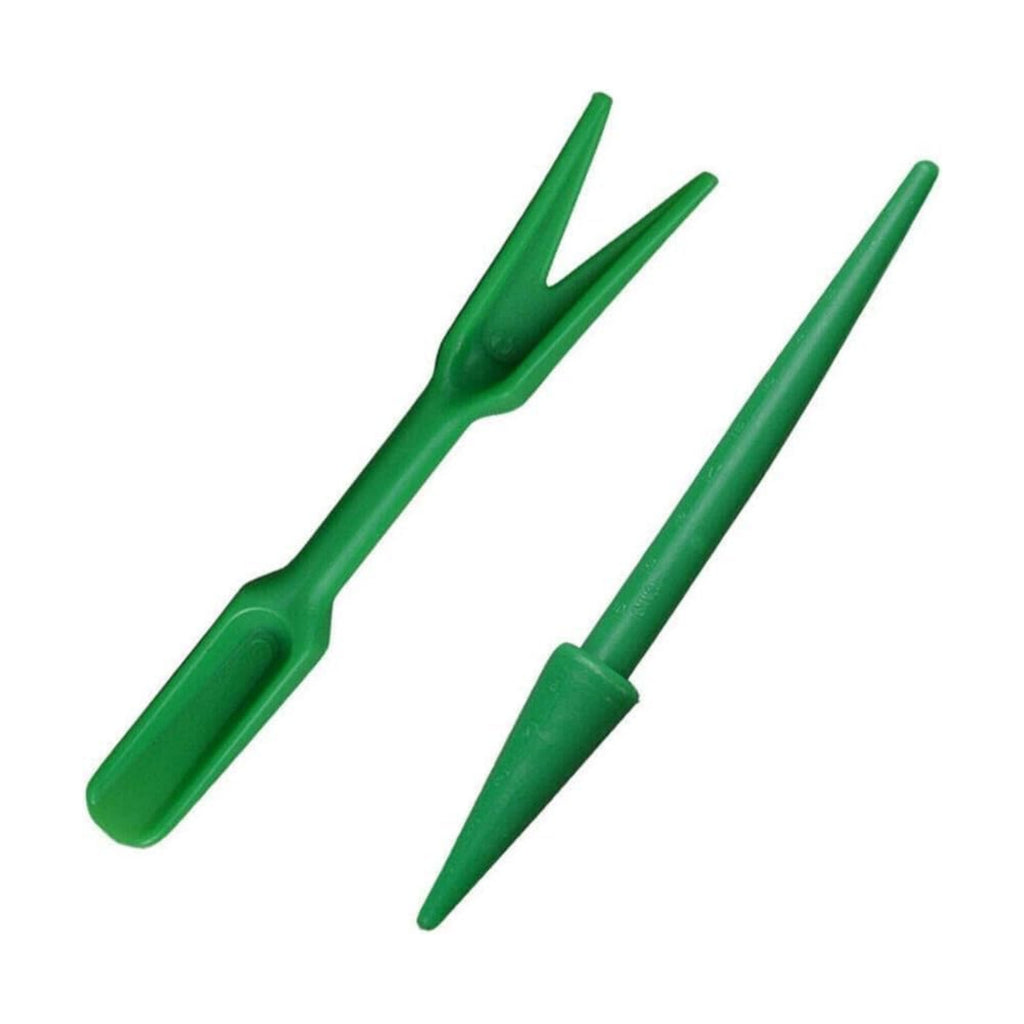 Mini Garden Hand Succulent Transplanting Tools,Widger Plastic Seedlings Dibber Sowing Digging Mini Gardens Hands Tools for Home Garden,Pack of 2 Hands Tools