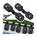 200Pcs Shade Cloth Clips, Black Plastic Heavy Duty Sun Shade Clips for Sun Shade Net, Gardening Shade Cloth, Anti Bird