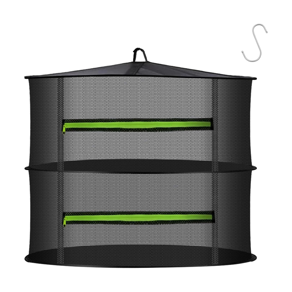MEKOLIFE 2-Layer Herb Drying Rack Hanging, Small Mesh Dryer Net