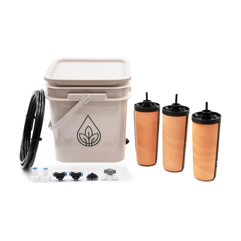 Thirsty Earth: CottaCup Automatic Olla Watering System for Your Garden (3 Cup Kit)