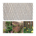 GLANT Lattice Fence Expandable Plant Climbing Trellis, Open Screen Willow Fencing