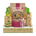 40 Vegetable Seeds Variety Pack - 26000 Non GMO Heirloom Seeds for Planting Vegetables & Fruits in Bulk Individual Seed