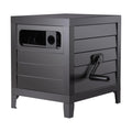 Metal Garden Hose Reel Deck box, Durable Steel Garden Hose Storage Box Cabinet, 150ft 5/8" Garden Hose Capacity. - Hose