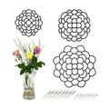 3pcs Flower Frog Metal Vase Buddy Modern Flower Arrangement Holder