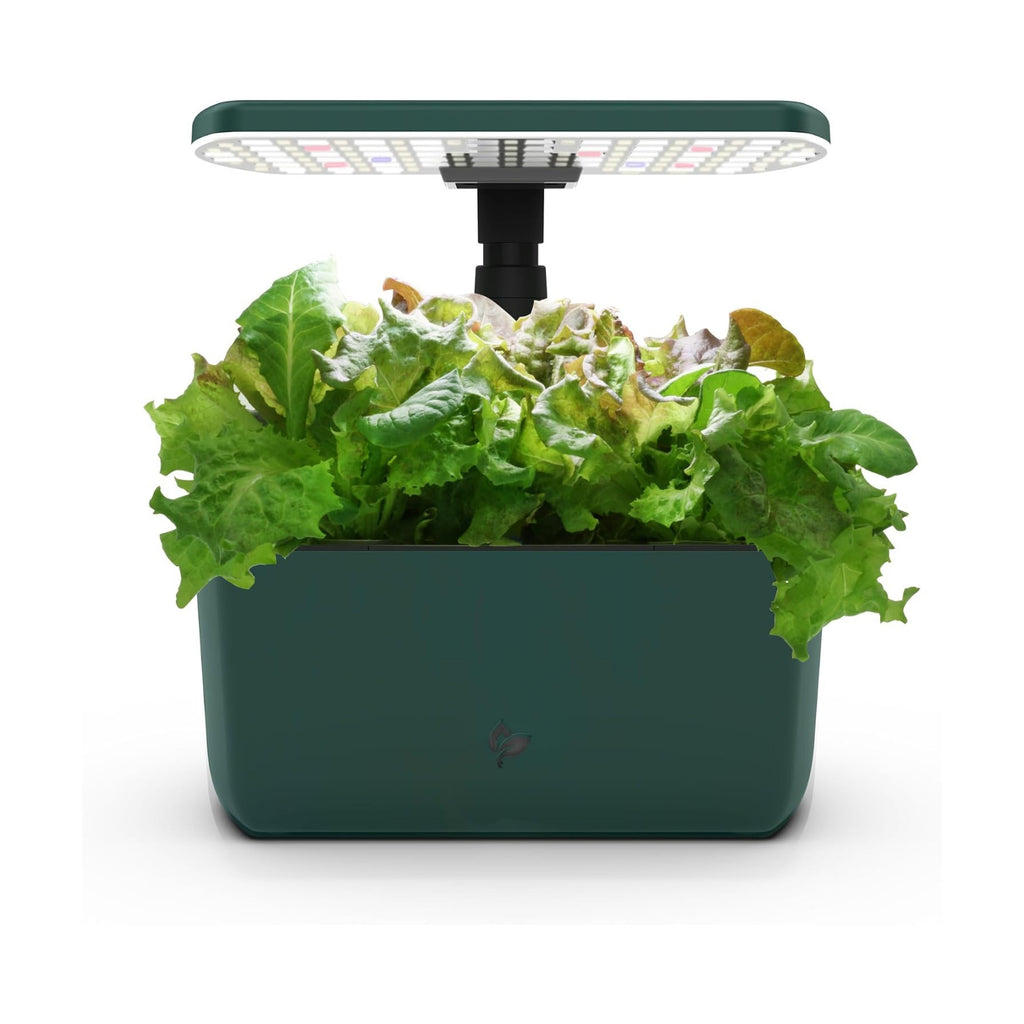AeroGarden Harvest Lite, Green | Soil-free Indoor Hydroponic Garden with LED Grow Light for Year-Round Gardening of up