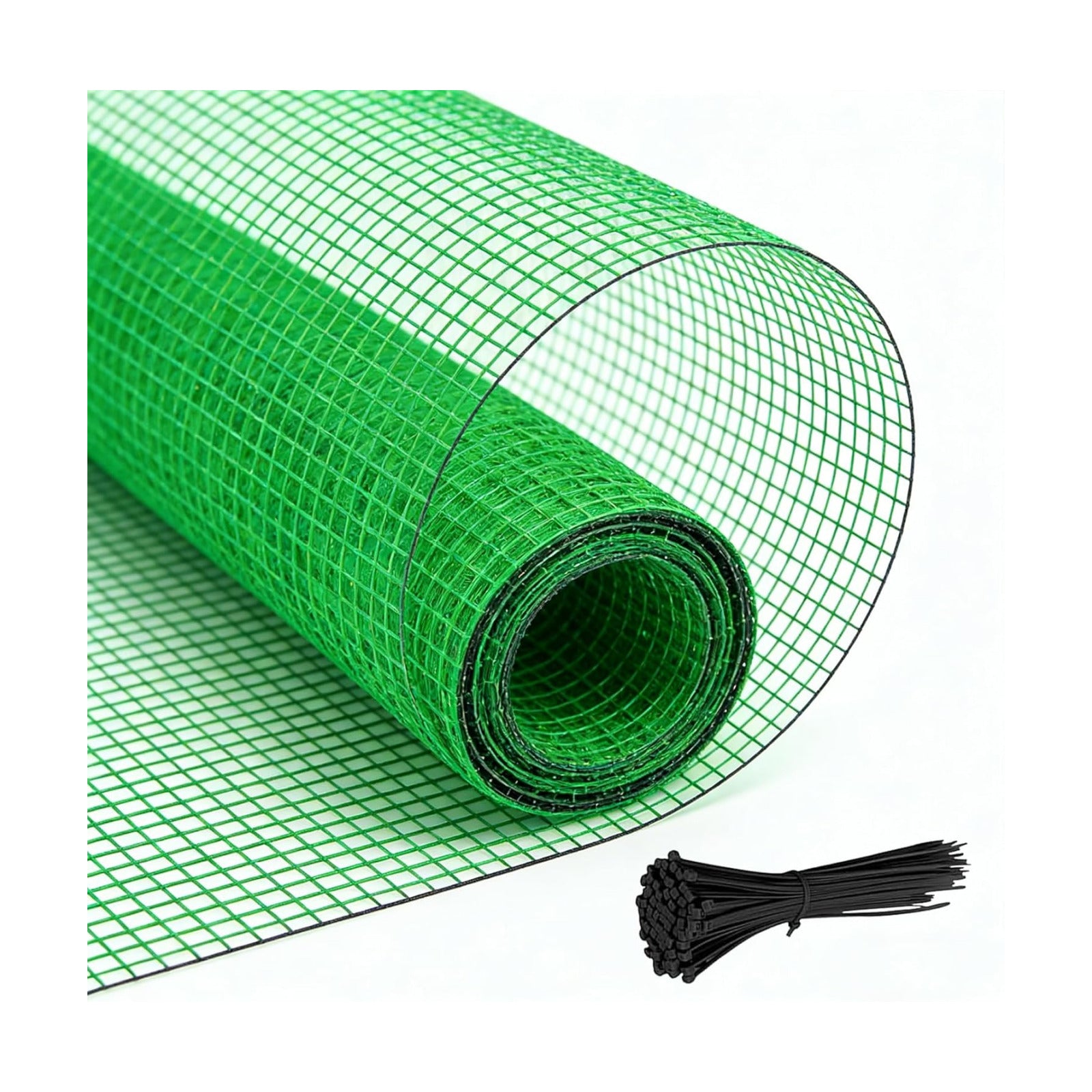 4x100 FT Garden Fence,0.4" Mesh Plastic Fencing Deer Netting Roll | Temporary Fence,Snow Fence,Safety Fence,Deer Fence