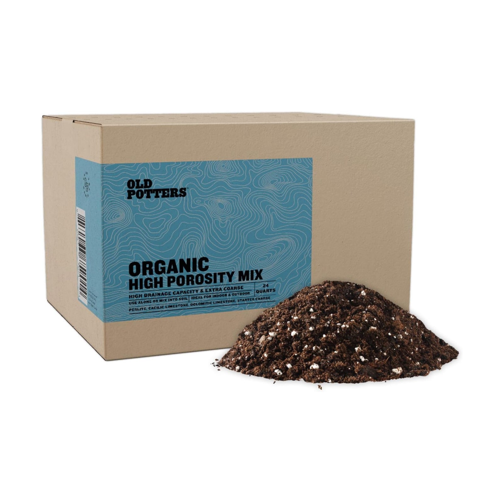 High Porosity Soil Mix, Enhanced with Peat Moss and Perlite, Perfect for Smaller Pots, Cactus & Succulents - Promotes