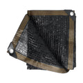 50% Shade Cloth for Garden, 10x20FT Black Mesh Tarp Net | HDPE Fabric, Sun Shade Cover with Grommets for Greenhouse