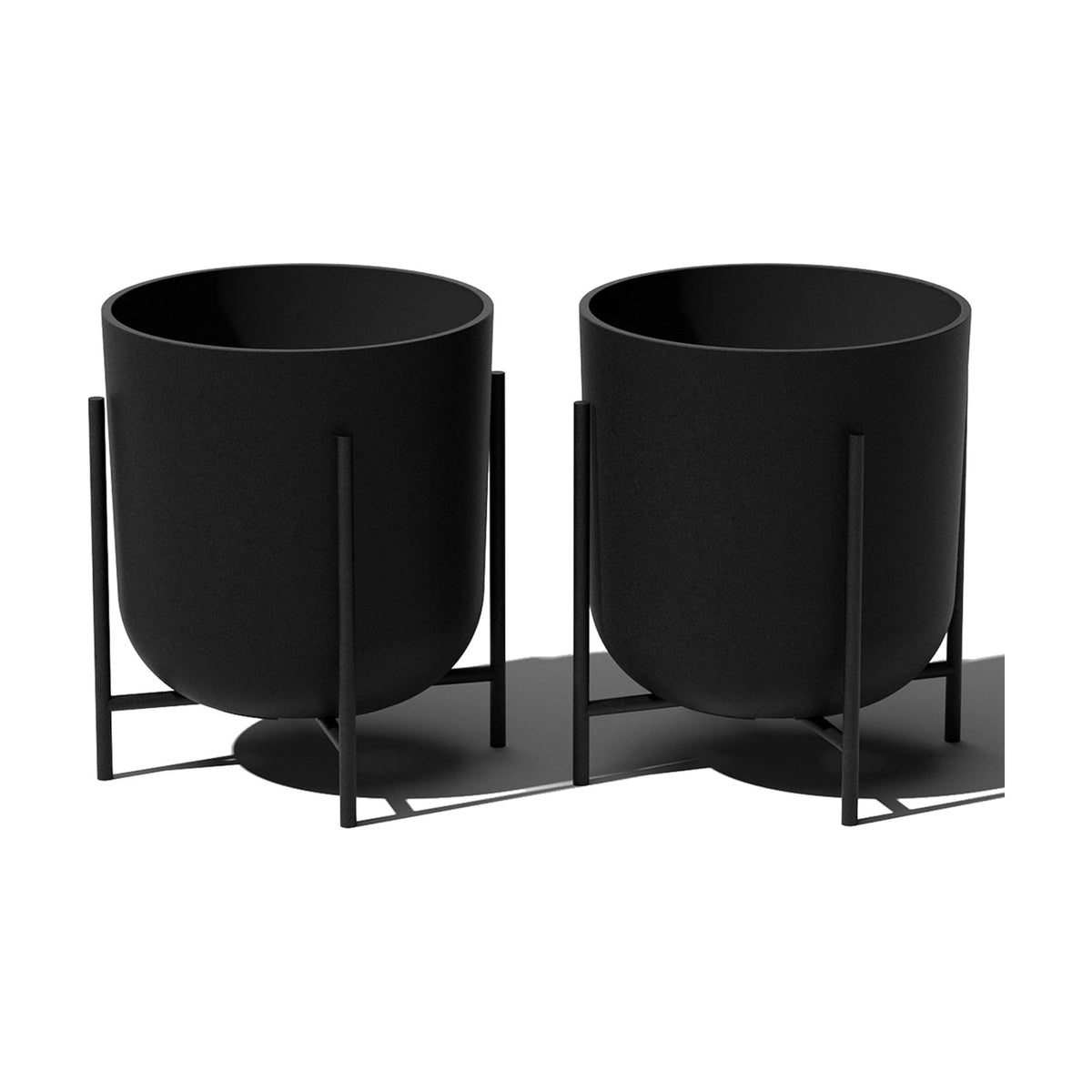 Veradek Mason Series Raised Lima Planter - Round Planter with Stand