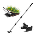 CAROD Hoe Garden Tool, Scuffle Garden Hoe for Weeding with 30-60 Inch Steel Long Handle, Dual Use Sharp Gardening Hula
