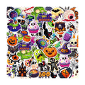 Halloween Party Favors - 100 PCS Pumpkin Bat Spider Stickers,Kids Halloween Games Treats Crafts Gifts Party Supplies Decorations