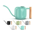 Green Moon 1.2L/41oz Metal Metal Watering Can with Long Spout, Mint Green