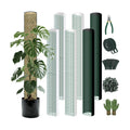 Metal Moss Poles for Climbing Plants, D-Shape Sphagnum Moss Pole Monstera Plant Support for Climbing Plants, DIY Plant