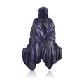 Grim Reaper Statue, Resin Gothic Throne Suriel Statue, Goth Acotar Bookshelf Decor Figurine Fantasy, Small Black Ghost Shelves Figure for Halloween Home Garden Sculpture (Death Sculpture)