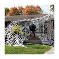 JOYSELLER 2PACK Flexible Spider Web Halloween Decorations Outdoor
